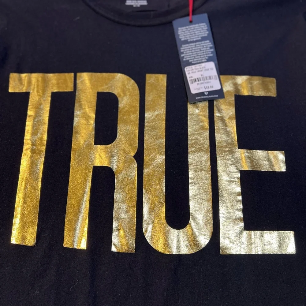 True Religion bold gold